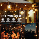 1 x RAW Customer Returns Outdoor String Lights - 30M 100FT Waterproof LED Outdoor Lights String Lights with 42 G40 Decorative Bulbs for Terrace Garden Balcony Barbecue Party Wedding Gazebo - RRP €35.99