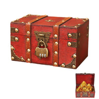 7 x Brand New Wooden treasure chest, vintage wooden treasure chest, treasure chest for children s birthdays, small treasure chest, treasure chest, mini treasure chest, treasure chest with combination lock, for storage and decoration with  - RRP €126.98