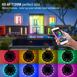 1 x RAW Customer Returns Audor LED Strip 20m IP65 Waterproof RGB LED Strip Kit 16 Million Colors LED Fairy Lights Music Sync LED Strip, 5050 Light Strip Decoration for Living Room Bedroom Party Christmas 20m  - RRP €40.28