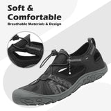 1 x RAW Customer Returns SAGUARO Closed Sports Sandals for Women Summer Breathable Trekking Sandals Non-Slip Outdoor Sports Beach Shoes Black 39 EU - RRP €42.99