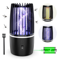 1 x RAW Customer Returns Insect Killer Mosquito Trap 4000mAh Electric USB Rechargeable Mosquito Killer Electric Lamp Fly Trap Insect Repellent Indoor Outdoor Pest Control Attractant for Backyard - RRP €31.99