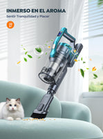 1 x RAW Customer Returns BuTure VC60 Cordless Vacuum Cleaner, 38KPA 450W Powerful Vacuum Cleaner, 55 Minute Autonomy with Animated OLED Display and Fragrance Tablet, for Floors, Carpets and Pet Hair - RRP €198.34