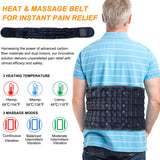 1 x RAW Customer Returns HONGJING inflatable decompression back belt with heating vibration for instant back pain relief spine back support belt with rechargeable battery, one size fits 29-49 waist - RRP €85.51