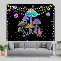 10 x Brand New Arawat Tapestry Mushroom Psychedelic Wall Cloth Boho Tapestry Trippy Gothic Indian Tapestry Wall Cloth Forest Tapestries Illusions Decoration Tip Wall Decoration 150x130cm  - RRP €138.5