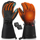 1 x RAW Customer Returns Kaishengyuan Heated Gloves for Women Men, Winter Heated Glove with 7.4V 3000mAh Rechargeable Battery, Electric Heated Gloves for Skiing Cycling Fishing Hunting Biking Large  - RRP €59.99