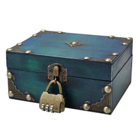 2 x RAW Customer Returns hocadon treasure chest small plastic, pirate treasure chest, pirate treasure chest children, gold pirate chest for children s gift, pirate treasure party, storage and decoration - RRP €27.86