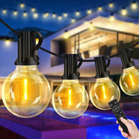 1 x RAW Customer Returns LED fairy lights outdoor power 30m - outdoor fairy lights with light bulbs outside weatherproof dimmable warm white outdoor fairy lights retro lights bulbs for terrace beer garden pavilion balcony garden - RRP €50.41