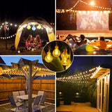 7 x RAW Customer Returns GCMacau Outdoor Battery Operated Fairy Lights, 12M 100 LED Indoor Fairy Lights with 8 Modes, Timer Fairy Lights Battery Operated Waterproof IP65 Crystal Ball Lights for Bedroom Cafe Garden Christmas - RRP €107.94