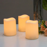 1 x RAW Customer Returns FREEPOWER 6x Waterproof LED Candles Outdoor with Timer Remote Control Flickering Flameless Pillar Candles Battery Operated Warm White, 7.5 x 10cm - RRP €20.16