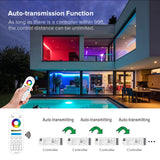 1 x RAW Customer Returns SEZO WB5 5in1 WiFi Bluetooth LED Controller Auto-Sync Compatible with Alexa Google Home Tuya Smart Life APP Control for Monochrome RGB RGBCCT RGBW LED Strip DC12-24V - RRP €31.67