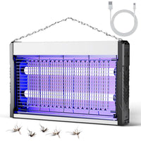 1 x RAW Customer Returns TAKUZA Electric Insect Killer 3200V, UV Insect Killer, Wall-Mounted Electric Fly Trap with USB Type-C Cable, Outdoor Insect Lamp, Electric Mosquito Trap for Indoor Outdoor - RRP €24.99