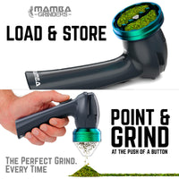 1 x RAW Customer Returns Mamba Grinders METAL GREEN 2Gr. Electric Herb Grinder, USB Rechargeable, Aluminum Alloy Grinder Spices Crusher Including Accessory Set - Fully Charge Before Use - RRP €40.33