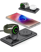 1 x RAW Customer Returns SwanScout Inductive Charging Station for Samsung Watch 7, SwanScout 502S, 2 in 1 Wireless Charger for Samsung S24 Ultra S23 Note 20 Z Flip 6, Wireless Charger for Galaxy Watch Ultra 7 6 5 4, Buds 3 Pro - RRP €30.59