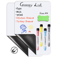 1 x RAW Customer Returns Whiteboard Magnetic A4 Pinboard Magnetic Board, Magnetic Foil Self-Adhesive 20 30cm White Wipeable Memo Board, Magnetic Board Refrigerator for Weekly Planner Kitchen Office - RRP €12.78