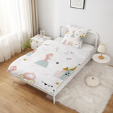 7 x Brand New MUSOLEI Children s Bedding Set Princess-Castle-Pumpkin Carriage Pattern Duvet Cover 135 x 200cm with Pillowcase 65 x 65cm - RRP €174.86