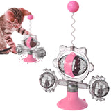 1 x RAW Customer Returns Shengruili Interactive Cat Toy Food Dispenser Rotating Toy Cat Food Dispenser Interactive Toy Cat Toy - RRP €9.17