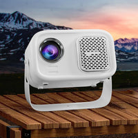 1 x RAW Customer Returns Eroshoo 360 Rotating Mini Projector, 5G WiFi Bluetooth 1080P Projector, Home Theater Video Projector 9500Lumen, Portable Movie Projector Support 4K, Compatible with HDMI USB Fire Stick TV Stick Smartphone - RRP €99.99