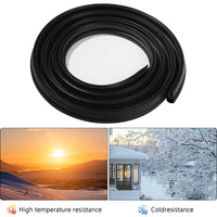 1 x RAW Customer Returns Car door seal 6 meters, universal rubber seal EPDM sealing profile weather protection vehicle sound insulation edge protection profile with seal at the top for cars, boats, mobile homes, trucks and more - RRP €20.99