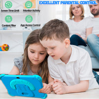 1 x RAW Customer Returns Ascrecem children s tablet 7 inch Android tablet for children with WiFi dual camera Bluetooth, parental controls, quad core, 2GB 32GB ROM, toddler children s tablet from 3-14 years for girls boys Youtube Google Play - RRP €61.96