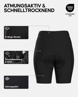 1 x RAW Customer Returns DANISH ENDURANCE Women s Cycling Shorts L Black Black - RRP €30.95