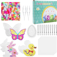 29 x Brand New Easter iron-on beads, iron-on beads Easter set, iron-on beads Easter plates set, egg bunny butterfly crafts with 2000 beads 6 pegboards, for Easter children DIY Easter decoration Easter gifts for children - RRP €591.6