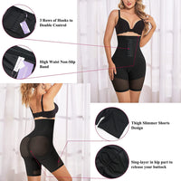 1 x RAW Customer Returns KUMAYES Women s Shaping Underwear High Waist Shapewear Slimming Sheath Slimming Shorts Belly Body Shaper Black, S  - RRP €27.99