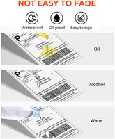 1 x RAW Customer Returns NetumScan Shipping Thermal Labels, 4 x 6 100mm x 150mm , Waterproof Shipping Labels, BPA BPS, 500 Pack - RRP €19.99