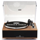 1 x RAW Customer Returns ANGELS HORN Record Player Vinyl, Record Player Bluetooth HiFi with Speakers Built-in Phono Preamplifier 33 45 rpm and AT-3600L Cartridge - RRP €249.98