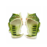 1 x RAW Customer Returns Fish Sandals, Slippers, Slippers, Pool, Beach, Shower Shoes, Gift for Anglers, Unisex Sandals, Men, Women Children Green, numeric 42  - RRP €18.16