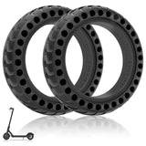 1 x RAW Customer Returns Amitor E Scooter Tires 8 1 2 x2, Solid Rubber Tires e Scooter 8.5 Inch, E Scooter Solid Tires Front Rear, 50 75-6.1 Rubber Tubeless Solid Replacement Tires for Xiaomi M365 Pro 2, Pro, 1S, 3, Essential - RRP €21.99