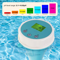 1 x RAW Customer Returns 6-in-1 Bluetooth Swimming Pool Water Tester EC Salinity pH ORP Temperature Chlorine Meter Wireless Floating Smart Pool Monitoring Water Tester for Swimming Pools and Swim Spas - RRP €74.9