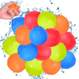 15 x Brand New Herefun Reusable Water Balloons, 16 Pieces Self-Sealing Water Bomb, Easy to Fill Silicone Water Bombs, Colorful Water Balloons for Kids Games for Summer Outdoor Pool Beach - RRP €306.0