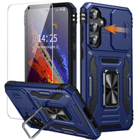 1 x RAW Customer Returns Bestcellcase Protective Case for Samsung Galaxy S23 FE 5G Case with Slide Camera Cover, Protective Case Samsung S23 FE 1 x Screen Protector 9H Protective Case Shockproof Scratch-Resistant S23 FE5G Military Quality, - RRP €21.6