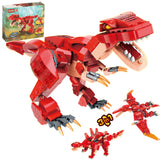 2 x RAW Customer Returns QLT QIAOLETONG Jurassic Dinosaur STEM 3-in-1 Construction Toy Dino Building Blocks for Boys and Girls 6-14 Clamp Building Blocks Ideas Compatible with Lego Dinosaurs 287PCS  - RRP €43.98