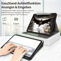 1 x RAW Customer Returns HOLIMET Case for iPad Pro 12.9 2022 6th Generation with Pen Holder, 2021 2020 2018 PU Leather Case TPU Back Cover Protective Case Shockproof, Auto Sleep Wake for iPad Pro 12.9 inch 5 4 3 - Green - RRP €37.9