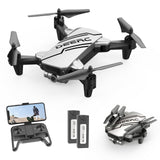 1 x RAW Customer Returns DEERC D20 Mini Drone for Kids with 720P HD FPV Camera, Foldable RC Quarcopter for Boys Girls with Altitude Hold, Headless Mode, One Key Start, Tap Fly, 3D Flips, 2 Modular Batteries - RRP €50.99