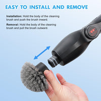 1 x RAW Customer Returns Replacement Brush Heads, 9 in 1 Electric Cleaning Brush Brush Head, Electric Spin Scrubber Brush Accessory Set for Hoofun Spin Power Scrubber - RRP €22.43