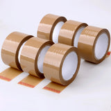 3 x Brand New Aunics Packaging Tape 6pcs 68 x 50mm Extra Strong 408m for Cardboard Shipping Boxes - RRP €75.6