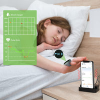 1 x RAW Customer Returns ViATOM children s pulse oximeter, pulse oximeter for children, oxygen meter, oxygen saturation meter SpO2 and pulse measurement, blood oxygen levels with audio reminder in app and device, Bluetooth - RRP €161.27