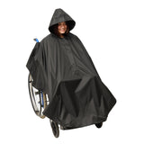 1 x RAW Customer Returns Bramble - Universal wheelchair poncho for rain wind protection - Rain cape for wheelchair users - Robust waterproof - RRP €25.99