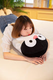 1 x Brand New SQUISHY DOT Penguin Plush Toy, Animal Pillow Stuffed Toy, Cute Penguin Plush Toy, Kawaii Stuffed Animal, Gift for Kids, Boys and Girls, 16.5 Inch - RRP €32.6