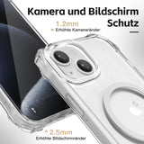 1 x RAW Customer Returns GUtttGU mobile phone chain for iPhone 15 case with strap with 2 screen protectors tempered glass 2 camera protective films transparent mobile phone case compatible with Magsafe protective case for iPhone 15 clear - RRP €17.99