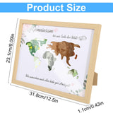 7 x Brand New Picture frame money gift wedding world map money gift for bride and groom, cool wedding gifts money, money gifts packaging real wood picture frame wedding gifts for bride world map money gift - RRP €142.8