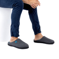 1 x RAW Customer Returns RockDove Men s Original Two-Tone Slippers with Memory Foam, 40 41 EU, Dark Gray Blue - RRP €21.42