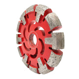 1 x RAW Customer Returns GVHAKG diamond milling disc 130mm, 17 mm clearing disc for underfloor heating, very hard screed, very hard concrete floors and removal -wind and fire wheel type clearing disc 130x17x22.23mm  - RRP €95.99