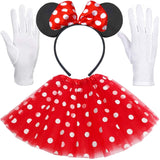 1 x RAW Customer Returns Hatstar Mouse Costume Set Tulle Tutu Skirt Mouse Ears Headband Gloves for children, girls and women for carnival and carnival - RRP €23.95