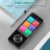 1 x RAW Customer Returns Bisofice 137 Languages Voice Translator, Instant Multilingual Voice Translator with Display, Support Offline Translation, Photo Translation, Recording Translation, 2023 Model, Gray - RRP €113.51