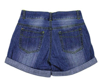 1 x Brand New BIENZOE Girls Jean Shorts Dark Denim 7 - RRP €24.99