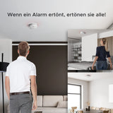 1 x RAW Customer Returns X-Sense networked smoke detector with 10-year battery, fire alarm with mute function, complies with EN 14604 standard, SD19-W, set of 6 - RRP €139.99