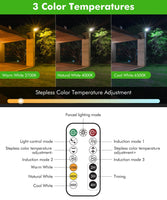 1 x RAW Customer Returns CLY 30W Solar LED Light Outdoor with Motion Sensor, 2600LM Solar LED Spotlights Outdoor 2500K-6500K 6 Modes Solar LED Outdoor Spotlight IP66 Outdoor LED Floodlight with 5000mAh Solar Panel - RRP €29.99